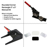 Manual Starter Kit  Rounded Corner Rectangle 2" x 3"